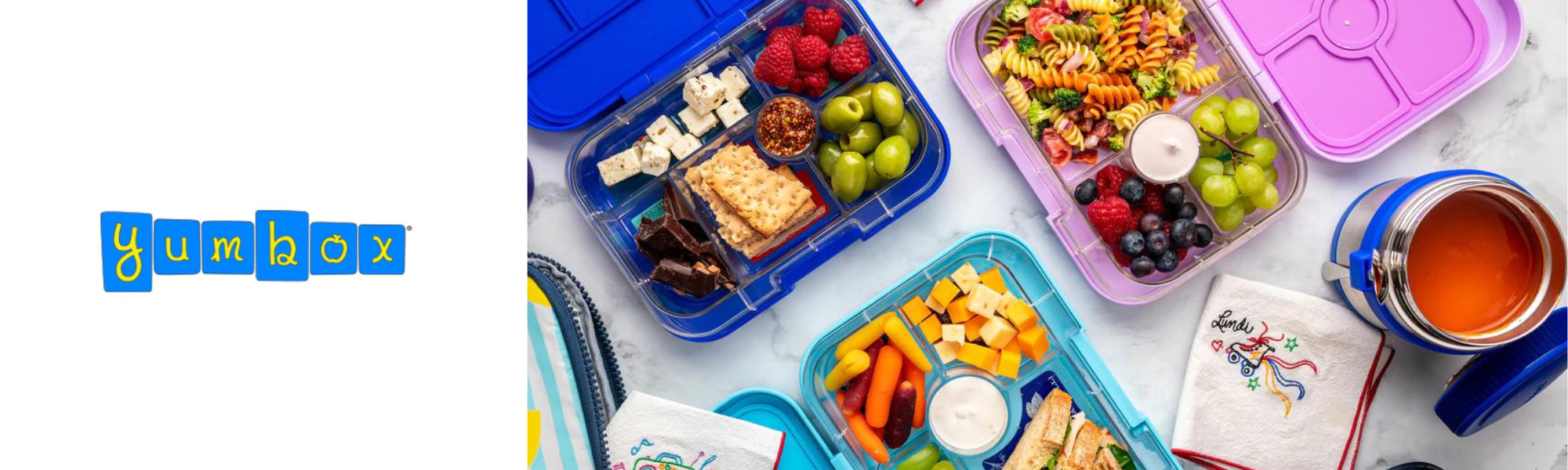 Yumbox True Blue Shark Panino Bento Box