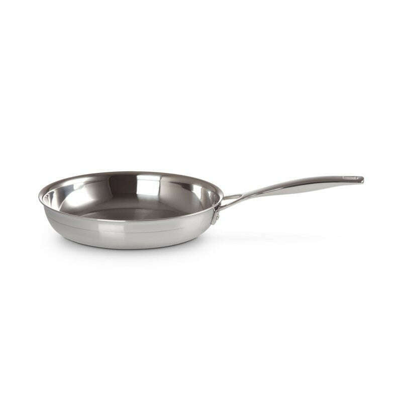 3-ply Stainless Steel Uncoated Frying Pan 24cm