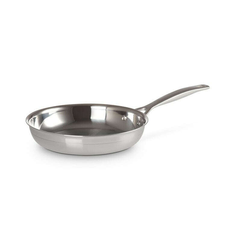 3-ply Stainless Steel Uncoated Frying Pan 24cm