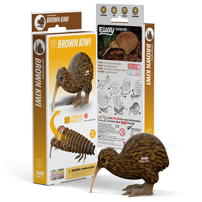 Brown Kiwi Card Kitset