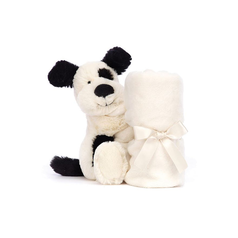 Bashful Black & Cream Puppy Soother