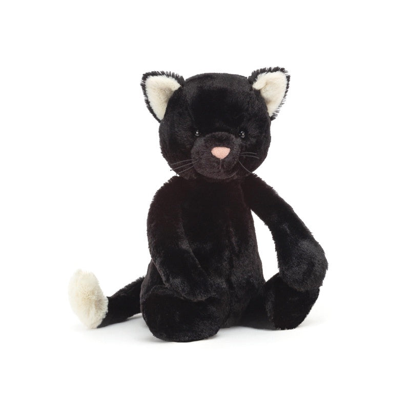 Bashful Black Kitten Original Medium