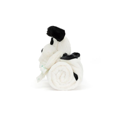 Bashful Black & Cream Puppy Blankie