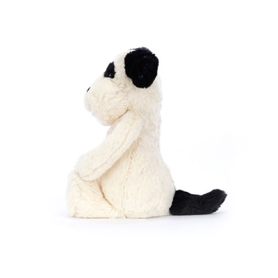 Bashful Black & Cream Puppy  Medium