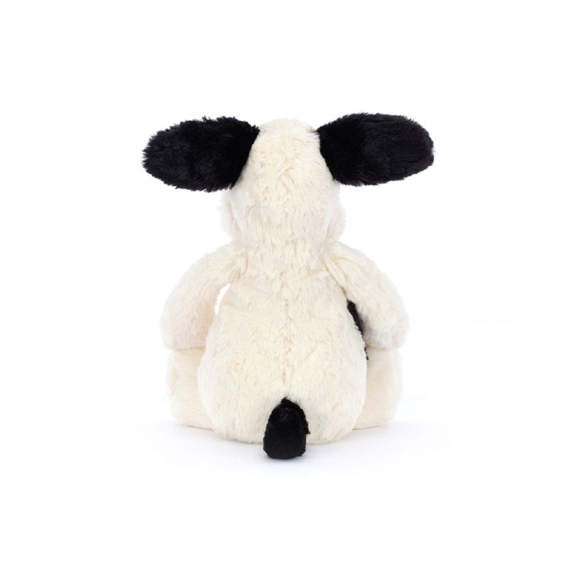 Bashful Black & Cream Puppy  Medium