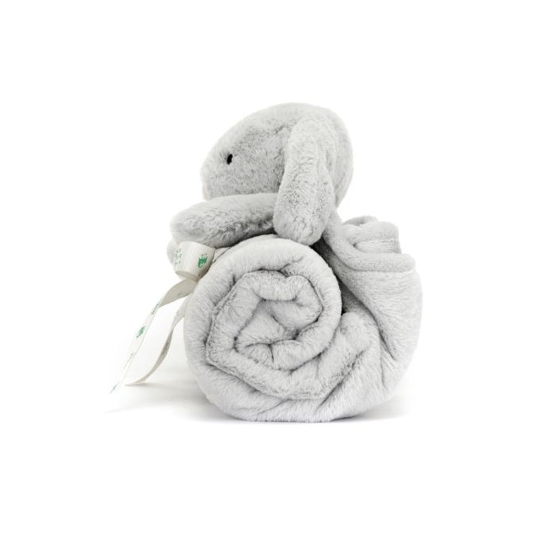 Bashful Silver Bunny Blankie