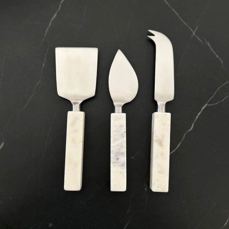 Blanco Cheese Knife Set of 3 Marble