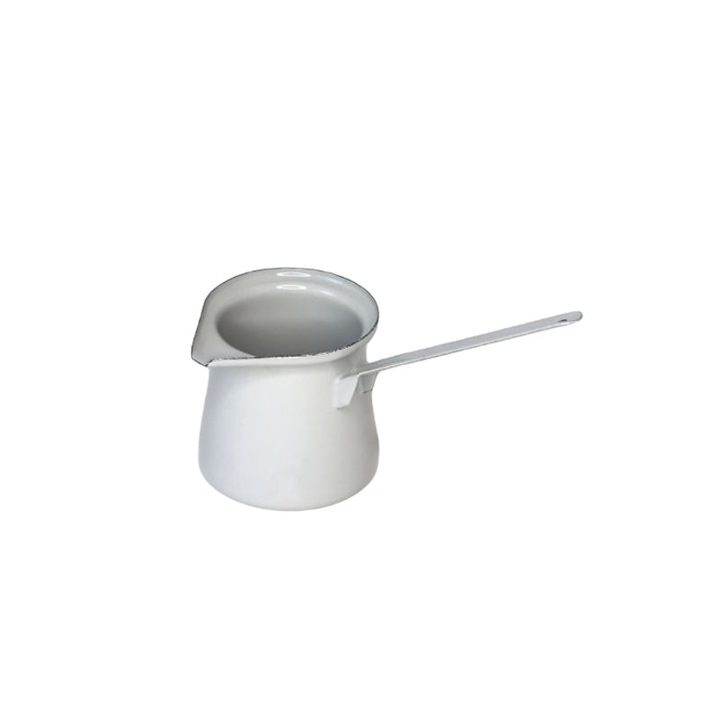 Butter Melter/ Turkish Coffee Pot Enamel Grey