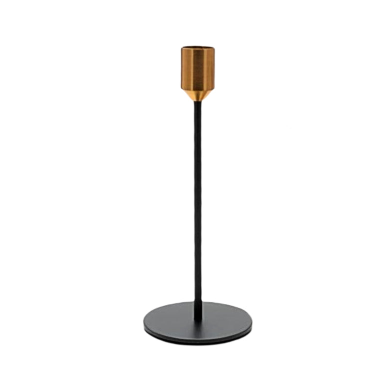 Candlestick Black & Gold Tall