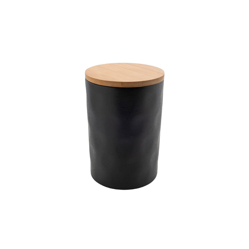 Cannister Stoneware Black