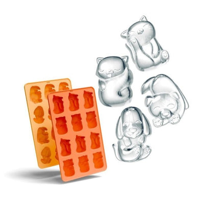 Cat & Dog Ice Tray Set of 2