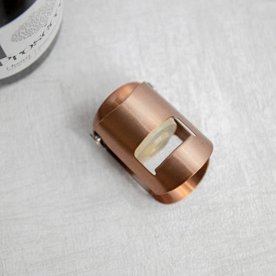 Champagne Bottle Stopper With Copper Colour Finish