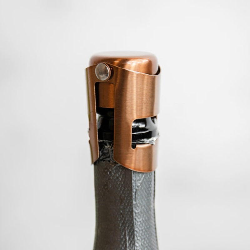 Champagne Bottle Stopper With Copper Colour Finish