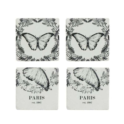 Coasters Butterfly Set Of 4