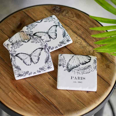 Coasters Butterfly Set Of 4