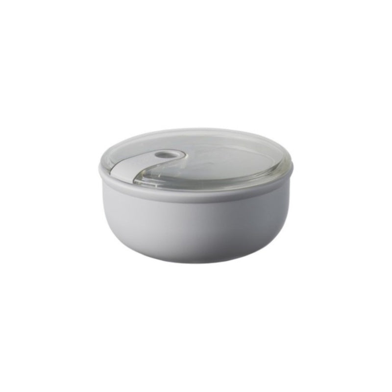 Container Pull Box Round Medium Grey 750ml