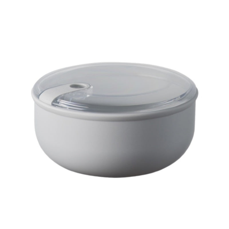 Container Round Large Pull Box Grey 1.8 Litre