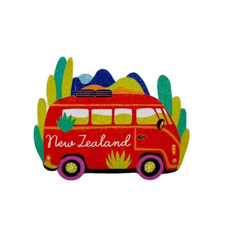 Cut Off Sticker Campervan