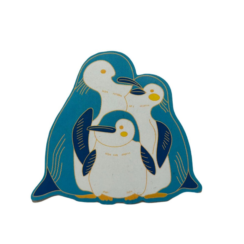 Cut Off Sticker Penguin Family