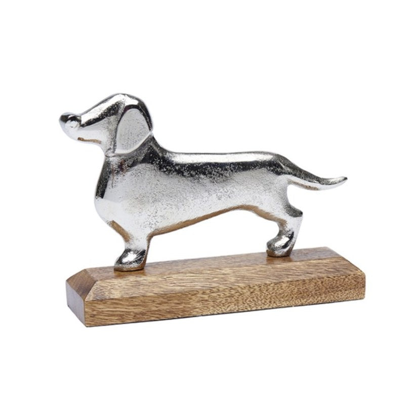 Dachshund On Stand Silver