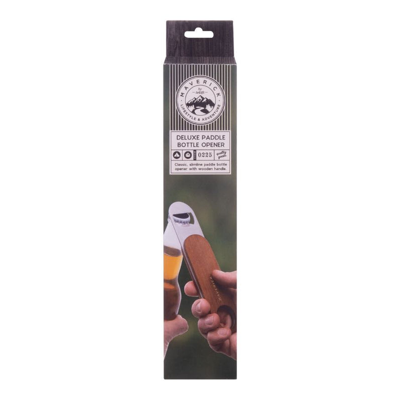 Deluxe Paddle Bottle Opener Natural