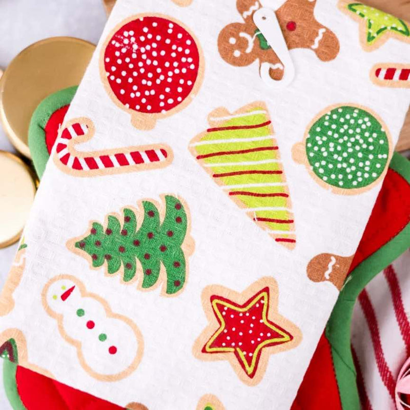 Jolly Gingerbread Man Potholder