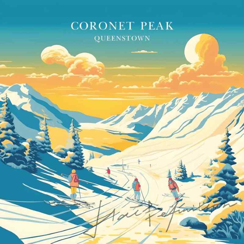 Double Sided Print Coronet Peak