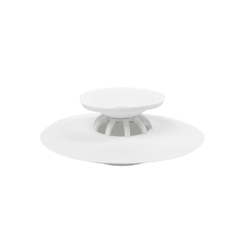 Drain Stop & Hair Catcher Flex White