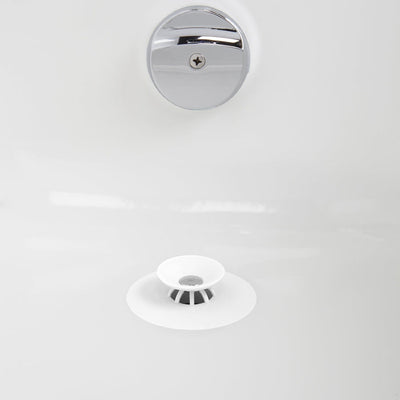 Drain Stop & Hair Catcher Flex White