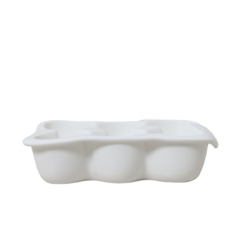 Egg Crate At Home 6 Cup White