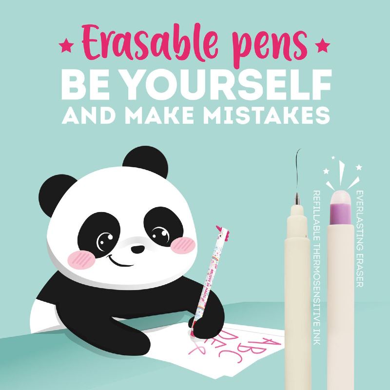 Erasable Pen Unicorn Pink