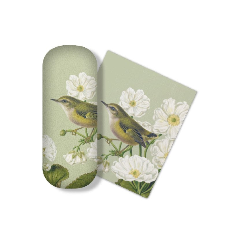 Glasses Case Birds & Botanicals Rifleman