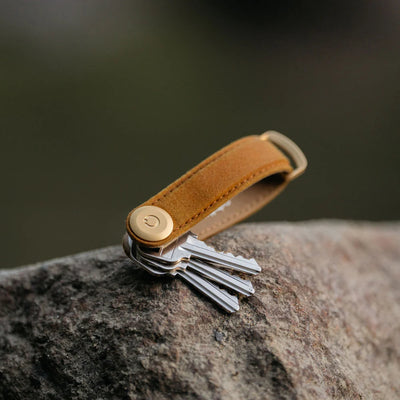 Key Organiser Waxed Canvas Golden Sand