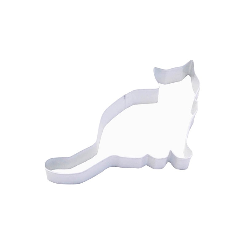 Kitten Cookie Cutter 11.5cm White