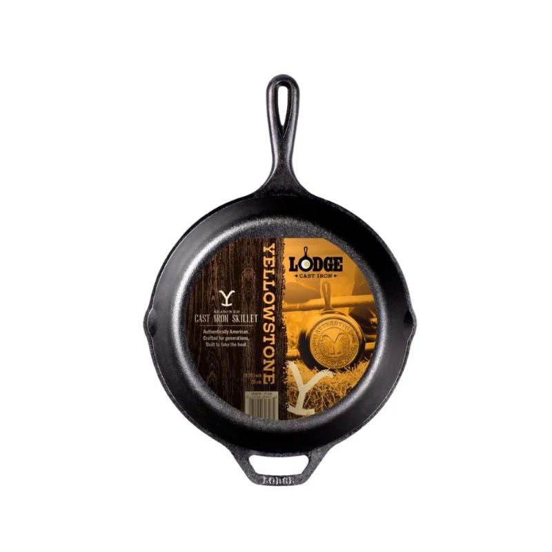 Yellowstone Y Cast Iron Skillet 26x5cm