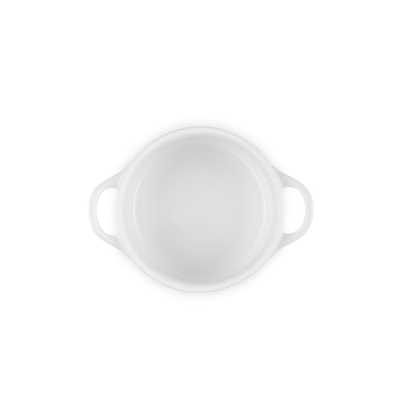 Mini Cocotte Star Knob 14cm White