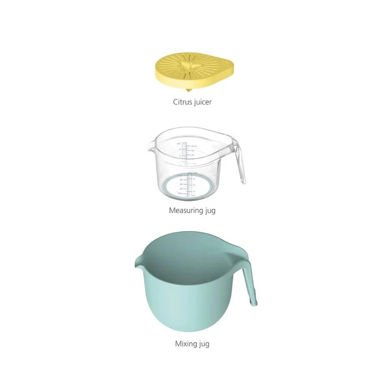 Nest Trio 3-piece Food Prep Set (jug, bowl & juicer)