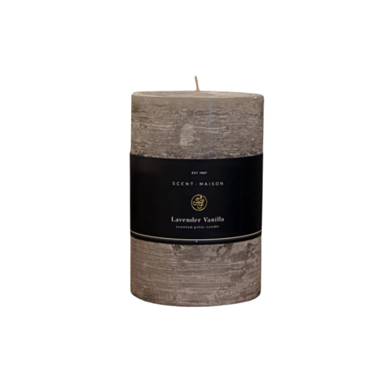 Pillar Candle Maison Lavender Vanilla 4"x6"