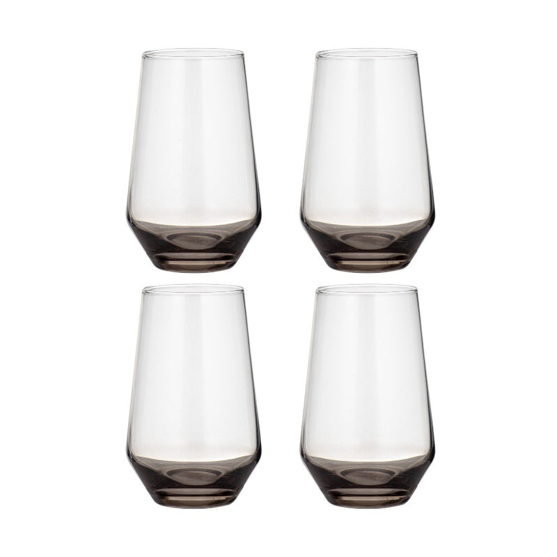 Prism Noir Highball Tumbler Set of 4