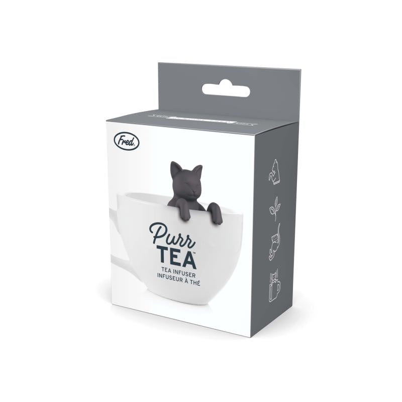 Purr Tea Cat Tea Infuser Black