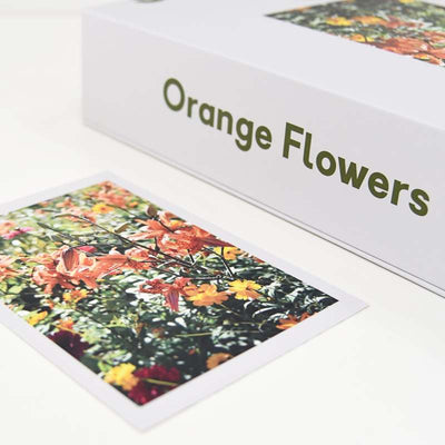 Puzzle 1000 Piece Orange Flowers