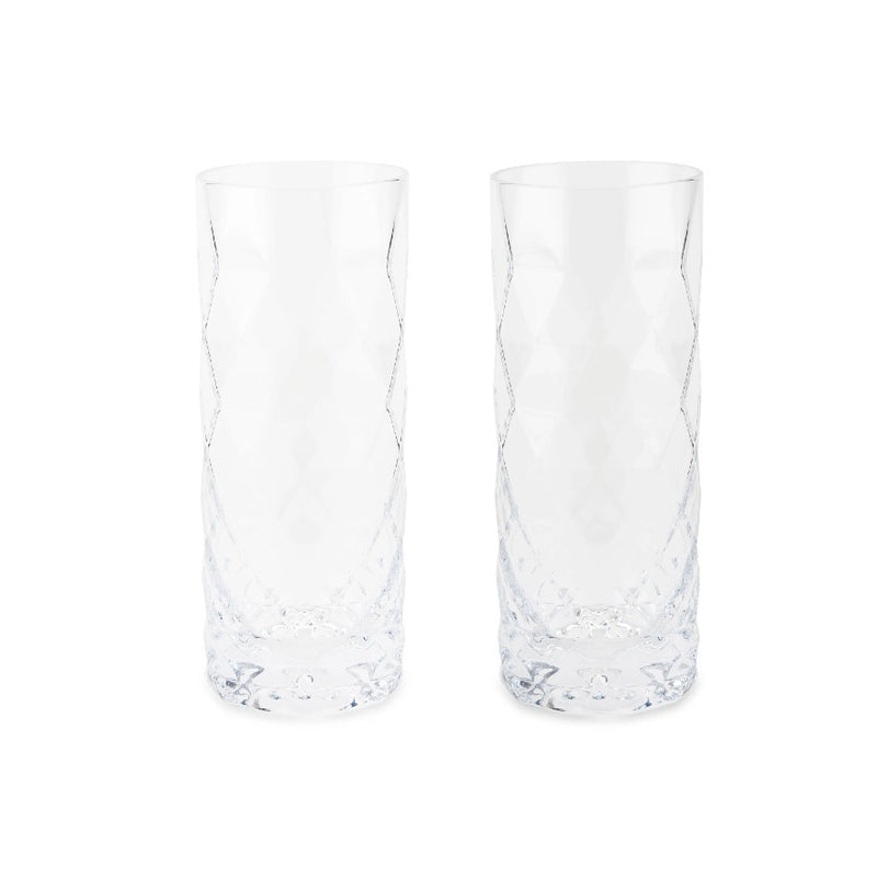 Raye Gem Highball Glasses Set of 2