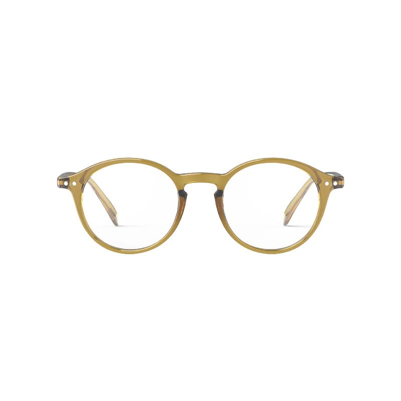 Reading Glasses - Collection D - Golden Green