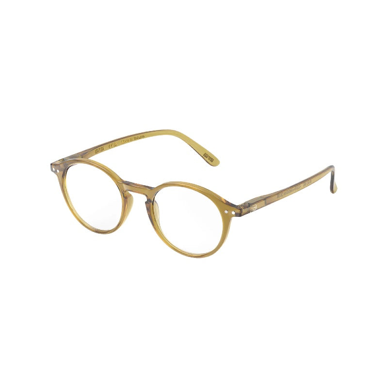 Reading Glasses - Collection D - Golden Green