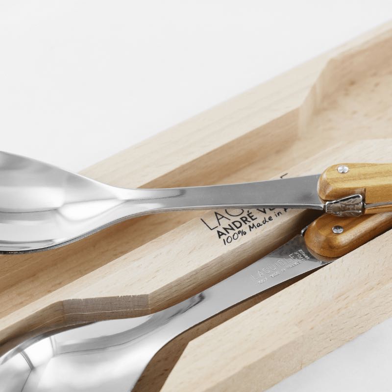 Salad Set Olive Wood