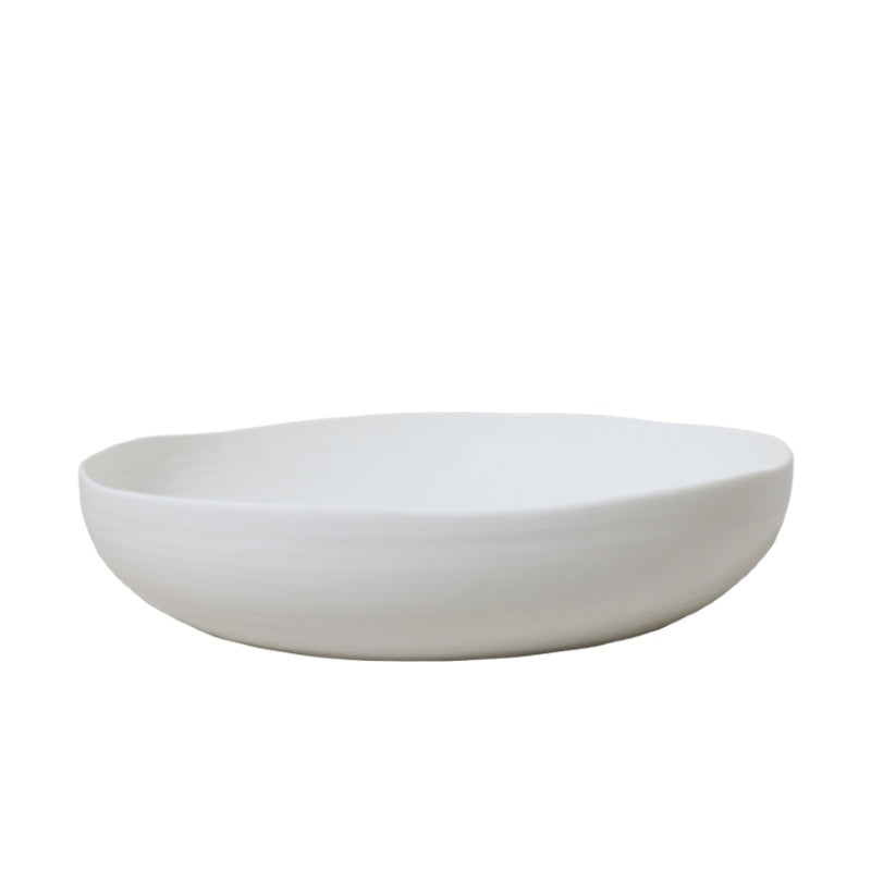 Serving Bowl At Home Shallow 24cm White