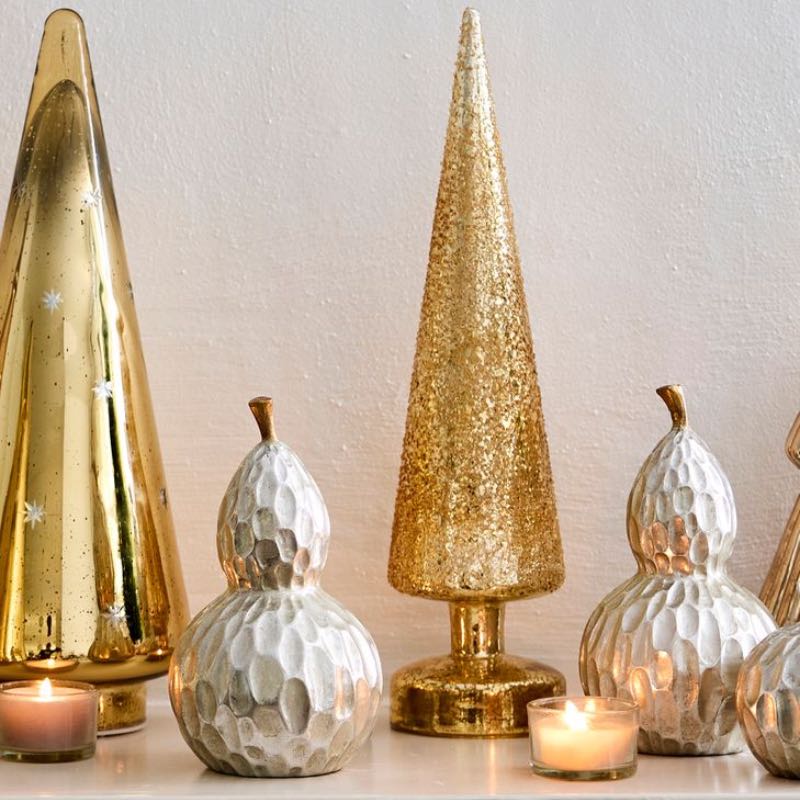 Silver Gourd Décor