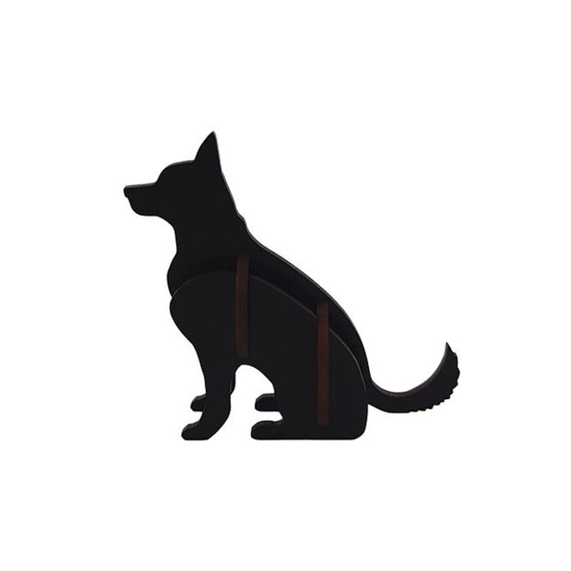 Sitting Dog Small Black