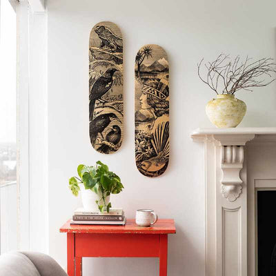 Skateboard Deck Stamp Wahine