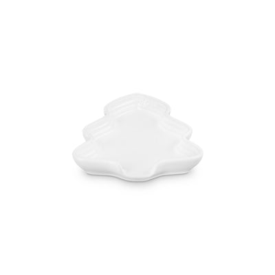 Spoon Rest Tree Noel 14cm White